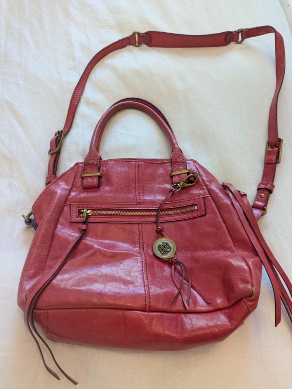 Elliot Lucca Handbag Purse women's leather designer Carry Tote Bag